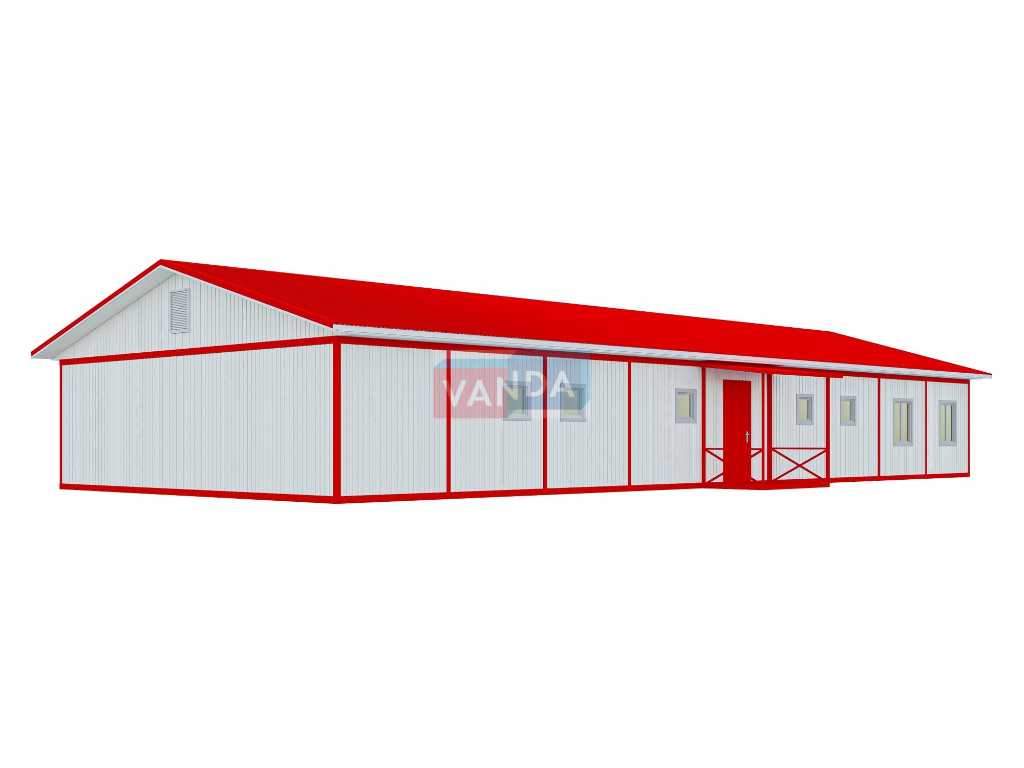 Проект банно-прачечного комплекса 9.0х21.6
